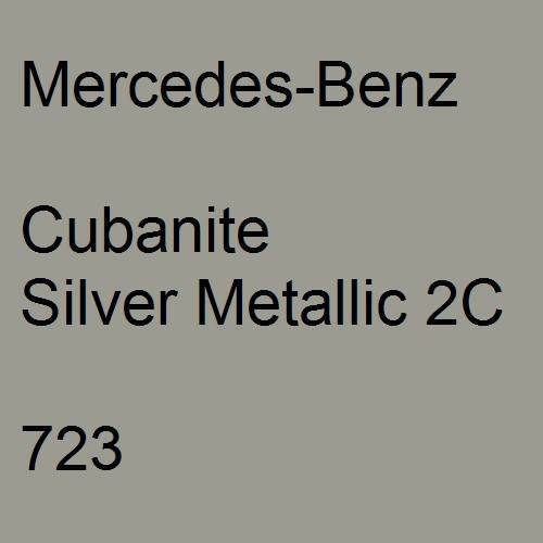 Mercedes-Benz, Cubanite Silver Metallic 2C, 723.